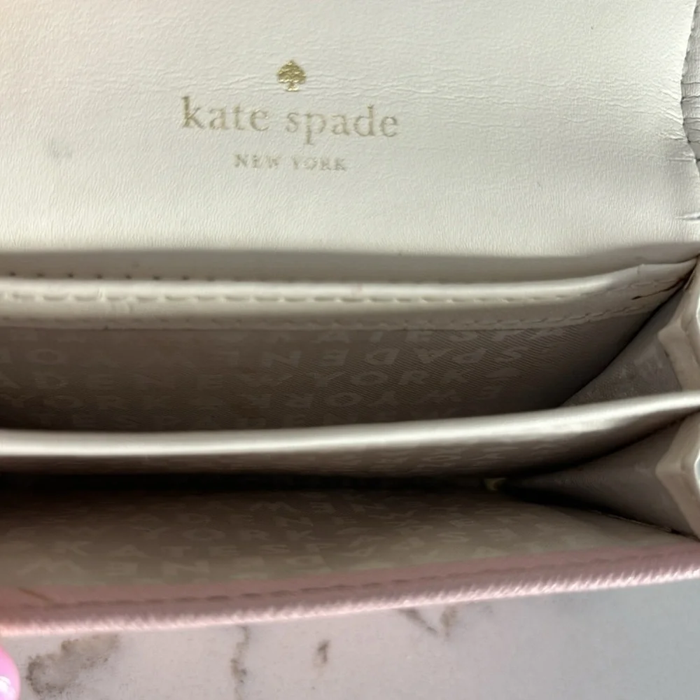 Kate Spade Mikas Pond Christine Light Pink Small Wallet Card Hokder